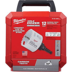 Milwaukee Tool - Hole Saw Kits Minimum Saw Diameter (Inch): 7/8 Maximum Saw Diameter (Inch): 2-1/2 - Makers Industrial Supply