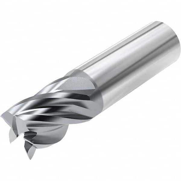 Niagara Cutter - 1/8", 1/2" LOC, 1/8" Shank Diam, 1-1/2" OAL, 5 Flute, Solid Carbide Square End Mill - Makers Industrial Supply