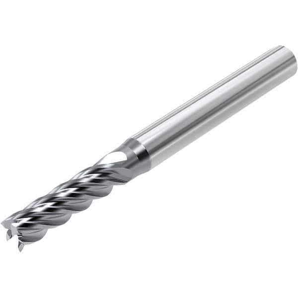 Niagara Cutter - 7/32", 3/4" LOC, 1/4" Shank Diam, 2-1/2" OAL, 5 Flute, Solid Carbide Square End Mill - Makers Industrial Supply