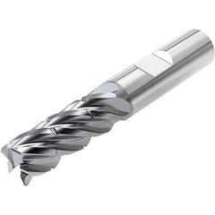 Niagara Cutter - 1/2" Diam 5 Flute Solid Carbide 0.0312" Corner Radius End Mill - Makers Industrial Supply