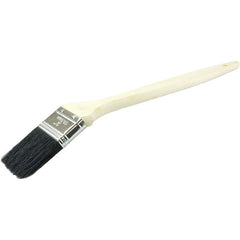 2″ Bent Radiator Brush, Black Bristle, 2-1/4″ Bristle Length, Wood Handle - Makers Industrial Supply