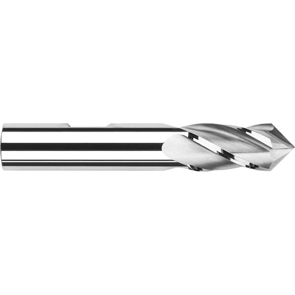 Harvey Tool - 1" Diam, 2" LOC, 4 Flute 90° Point Angle Cobalt Drill Mill - Exact Industrial Supply