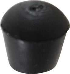 De-Sta-Co - 0.437" Max Diam, 8-32 Thread, Neoprene, Slip On, Round End, Clamp Spindle Assembly Replacement Cap - For 1/4" Diam Standard Spindle, 0.44" OAL, 0.2205" Hole Diam - Makers Industrial Supply