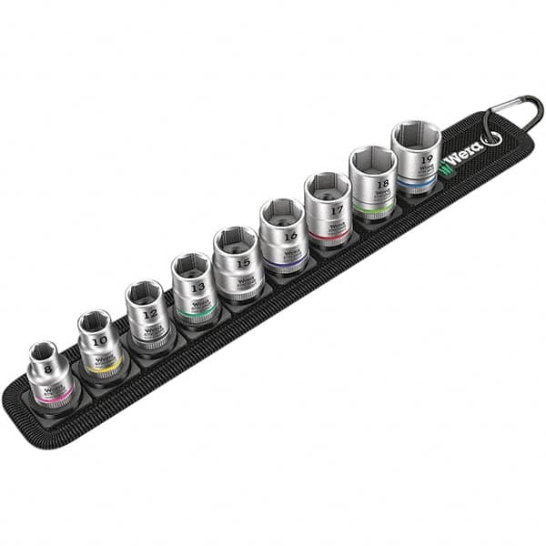 Wera - Hex & Torx Bit Socket Sets Type: Hex Bit Socket Set Drive Size: 3/8 - Makers Industrial Supply