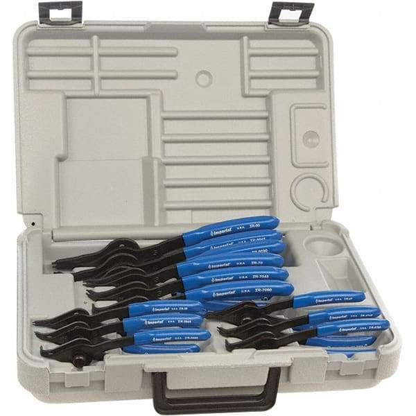 Imperial - Retaining Ring Pliers Sets Type: Convertible Number of Pieces: 12 - Makers Industrial Supply