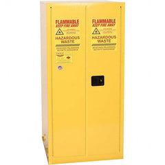 Eagle - Safety Cabinets Hazardous Chemical Type: Corrosive Chemicals Color: Yellow - Makers Industrial Supply