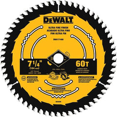 DeWALT - Wet & Dry-Cut Saw Blades   Blade Diameter (Inch): 7-1/4    Blade Material: Tungsten Carbide-Tipped - Makers Industrial Supply