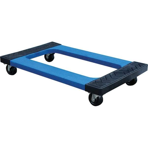 Vestil - 1,000 Lb Capacity Plastic Dolly - 30" Long x 18" Wide - Makers Industrial Supply