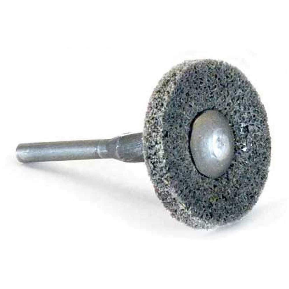 Superior Abrasives - Deburring Wheels; Wheel Type: Unitized ; Wheel Diameter (Inch): 1 ; Center Hole Size (Inch): 1/8 ; Abrasive Material: Silicon Carbide ; Grade: Fine ; Density: 4 - Exact Industrial Supply