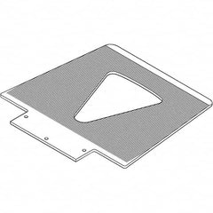 Wesco Industrial Products - 16-1/2" Wide x 13.4" Deep Hand Truck Toe Plate - 375 Lb Load Capacity - Makers Industrial Supply