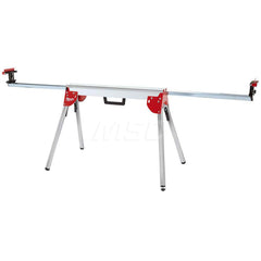 Power Saw Accessories; Accessory Type: Saw Stand; For Use With: Accepts Milwaukee ™ Miter Saw Stand Table Top Accessory; Material: Aluminum; Overall Length: 100; Overall Width: 27; Overall Length (Inch): 100