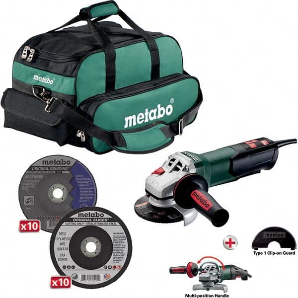 Metabo - Angle & Disc Grinders Type of Power: Corded Wheel Diameter (Inch): 4-1/2 - Makers Industrial Supply