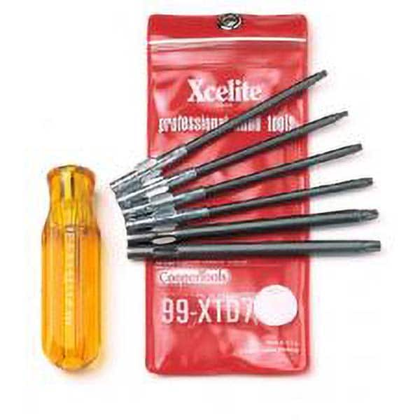 Xcelite - Screwdriver Bit Sets Type: Screwdriver Bit Number of Pieces: 7 - Makers Industrial Supply