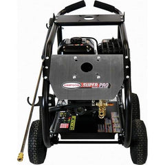 Simpson - Gas, 11.7 hp, 4,400 psi, 4 GPM, Cold Water Pressure Washer - AAA Triplex, 50' x 3/8" Hose - Makers Industrial Supply