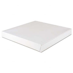 SCT - Paperboard Pizza Boxes,16 x 16 x 1 7/8, White, 100/Carton - Makers Industrial Supply