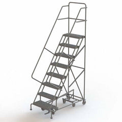 TRI-ARC - Rolling & Wall Mounted Ladders & Platforms Type: All-Directional Ladder Style: Rolling Safety Ladder - Makers Industrial Supply