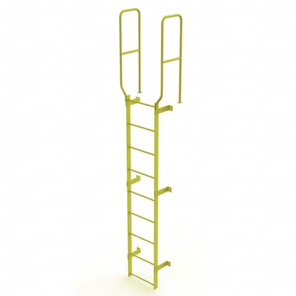 TRI-ARC - Rolling & Wall Mounted Ladders & Platforms Type: Fixed Ladder Style: Safety Cage - Makers Industrial Supply