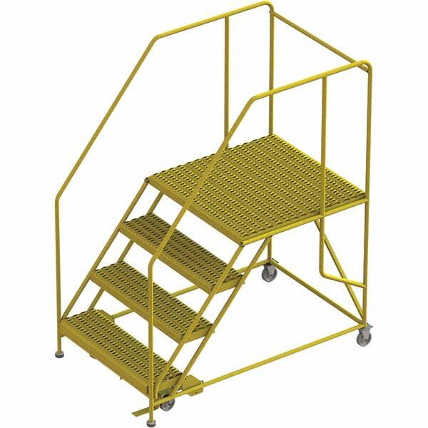 TRI-ARC - Rolling & Wall Mounted Ladders & Platforms Type: Rolling Work Platform Style: Steel Work Platform - Makers Industrial Supply