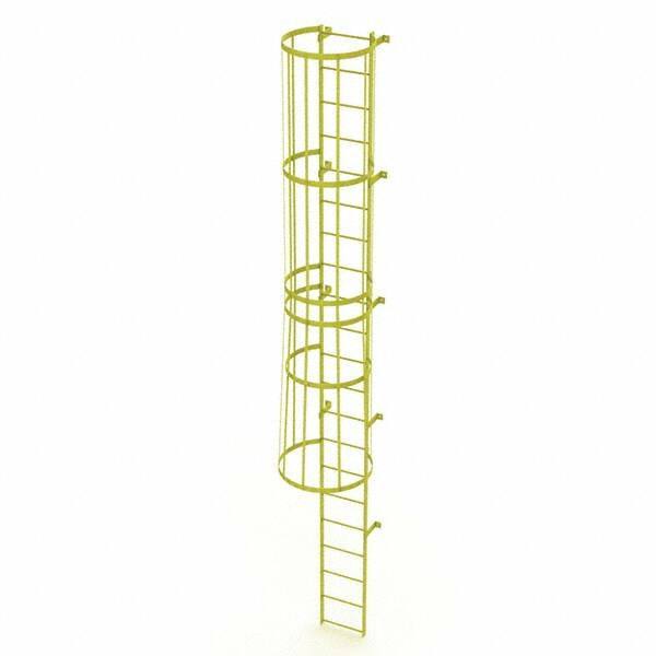 TRI-ARC - Rolling & Wall Mounted Ladders & Platforms Type: Fixed Ladder Style: Safety Cage - Makers Industrial Supply