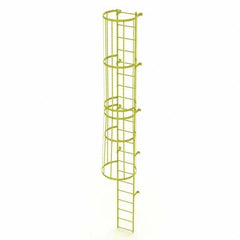 TRI-ARC - Rolling & Wall Mounted Ladders & Platforms Type: Fixed Ladder Style: Safety Cage - Makers Industrial Supply