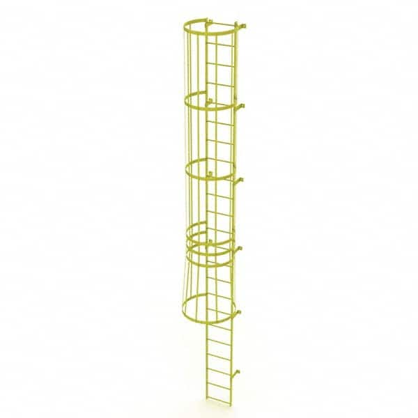 TRI-ARC - Rolling & Wall Mounted Ladders & Platforms Type: Fixed Ladder Style: Safety Cage - Makers Industrial Supply