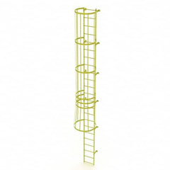 TRI-ARC - Rolling & Wall Mounted Ladders & Platforms Type: Fixed Ladder Style: Safety Cage - Makers Industrial Supply