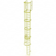 TRI-ARC - Rolling & Wall Mounted Ladders & Platforms Type: Fixed Ladder Style: Safety Cage - Makers Industrial Supply