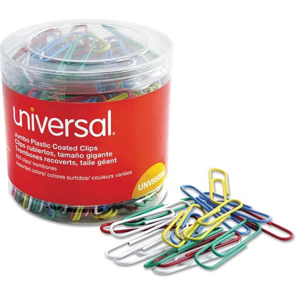 UNIVERSAL - Binder Clips Binder Type: Paper Fastener Color: Assorted - Makers Industrial Supply