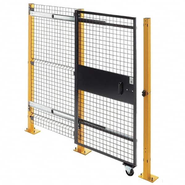 Husky - 3' Wide x 6' High, Sliding Door for Temporary Structures - Makers Industrial Supply