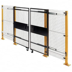 Husky - 6' Wide x 8' High, Double Sliding Door for Temporary Structures - Makers Industrial Supply