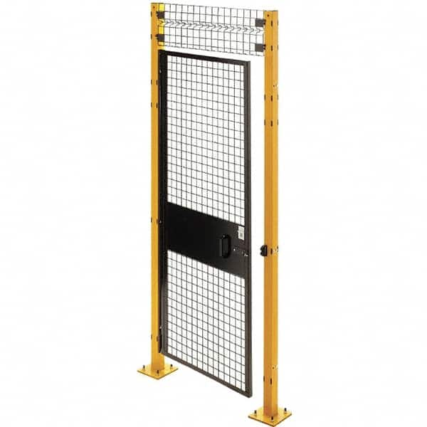 Husky - 3' Wide x 8' High, Swing Door for Temporary Structures - Makers Industrial Supply