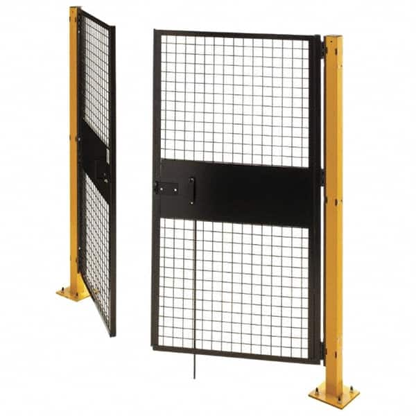 Husky - 6' Wide x 6' High, Swing Door for Temporary Structures - Makers Industrial Supply