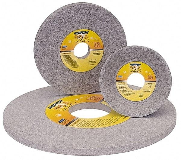 Norton - 6" Diam x 1-1/4" Hole x 3/4" Thick, K Hardness, 60 Grit Surface Grinding Wheel - Aluminum Oxide, Type 1, Medium Grade, 4,140 Max RPM, Vitrified Bond, No Recess - Makers Industrial Supply