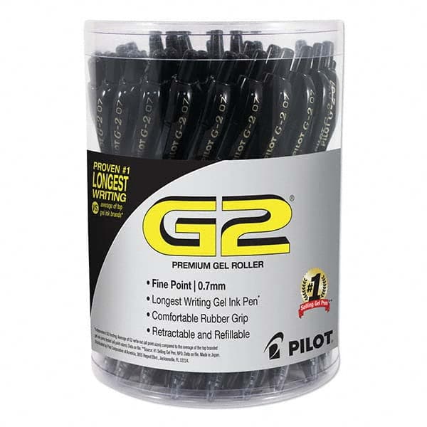 Pilot - Pens & Pencils Type: Gel Roller Ball Pen Color: Black - Makers Industrial Supply