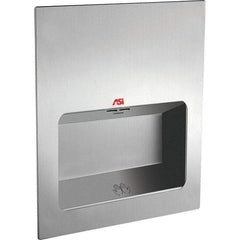 ASI-American Specialties, Inc. - 1000 Watt Satin Stainless Steel Finish Electric Hand Dryer - 277 Volts, 5.2 Amps, 12-19/32" Wide x 15-3/4" High x 4-1/16" Deep - Makers Industrial Supply