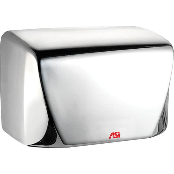 ASI-American Specialties, Inc. - 1000 Watt Satin Stainless Steel Finish Electric Hand Dryer - 110/120 Volts, 10.4 Amps, 9-25/32" Wide x 6-5/8" High x 5-13/32" Deep - Makers Industrial Supply