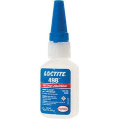 Loctite - 1 oz Bottle Clear Instant Adhesive - 498 SUPERBONDER 1OZ LOCTITE SPDBNDER ADHS - Makers Industrial Supply