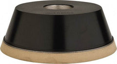 Darex - 5" Diam, 1-1/4" Hole Size, 1-3/4" Overall Thickness, 320 Grit, Type 11 Tool & Cutter Grinding Wheel - Very Fine Grade, Diamond - Makers Industrial Supply