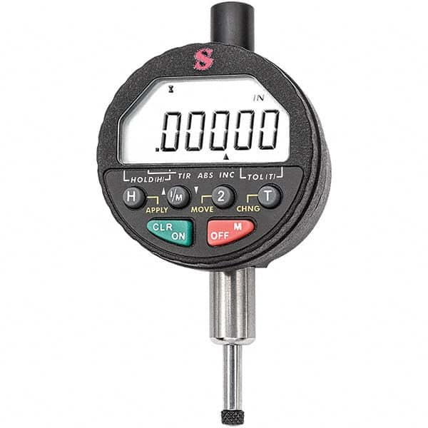 Starrett - Electronic Test Indicators Resolution (Decimal Inch): 0.00005 Minimum Measurement (Decimal Inch): 0.0000 - Makers Industrial Supply