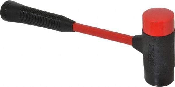 Proto - 2-1/8 Lb Head 2" Face Steel Soft Face Hammer with Tips Hammer - 14" OAL, Fiberglass Handle - Makers Industrial Supply