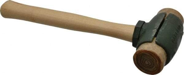 Garland - 2-3/4 Lb Head 1-3/4" Face Rawhide Split Head Hammer - 12-3/4" OAL, Wood Handle - Makers Industrial Supply