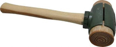 Garland - 6-1/2 Lb Head 2-3/4" Face Rawhide Split Head Hammer - Wood Handle - Makers Industrial Supply