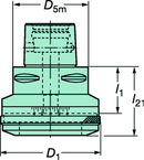 C639127702045A CAPTO ADAPTER - Makers Industrial Supply