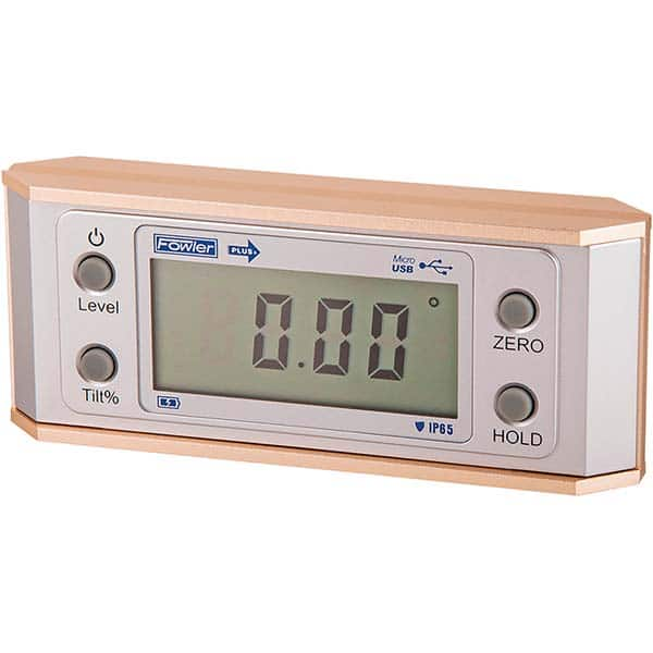 Fowler - Digital & Dial Protractors Style: Angle Measuring Range (Degrees): 360.00 - Makers Industrial Supply