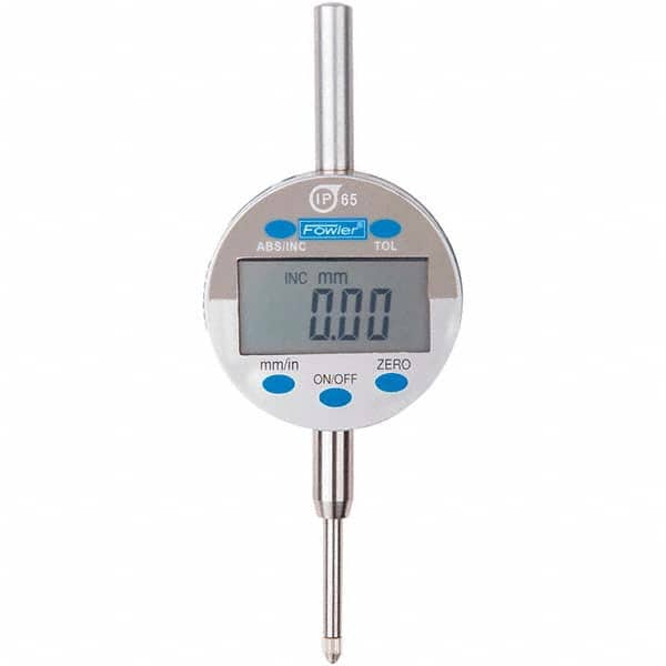 Fowler - 0 to mm Range (0 to 1" Range), 0.01mm/0.0005" Resolution, Electronic Drop Indicator - Makers Industrial Supply