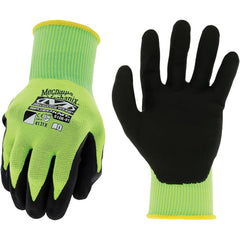 Mechanix Wear - Size M (8) Nitrile Coated Nylon High Visibility Work Gloves - Makers Industrial Supply