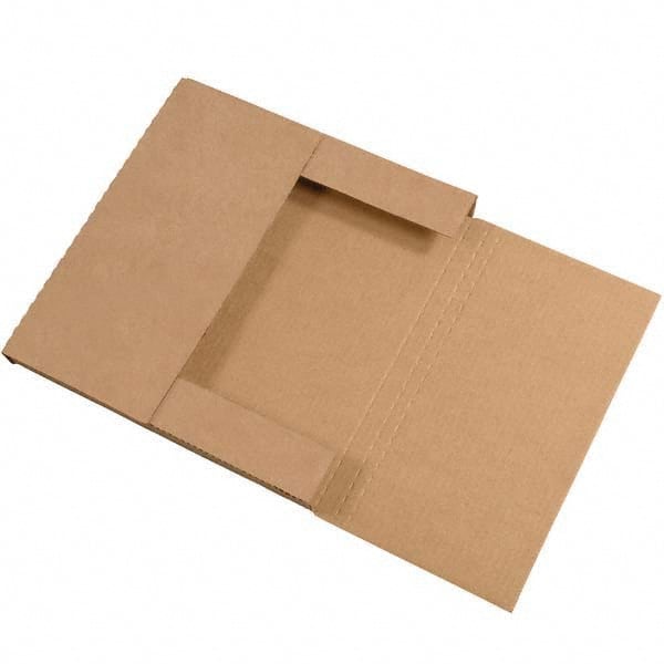 Made in USA - Pack of (50), 10-1/4" Wide x 10-1/4" Long x 1" High Crush Proof Mailers - Makers Industrial Supply