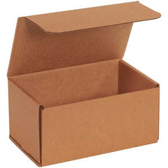 Made in USA - Pack of (50), 5" Wide x 8" Long x 4" High Corrugated Shipping Boxes - Makers Industrial Supply