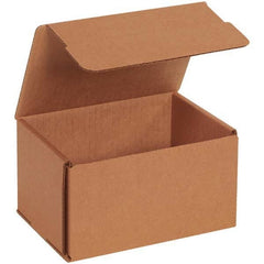 Made in USA - Pack of (50), 4-7/8" Wide x 6-1/2" Long x 3-3/4" High Corrugated Shipping Boxes - Makers Industrial Supply