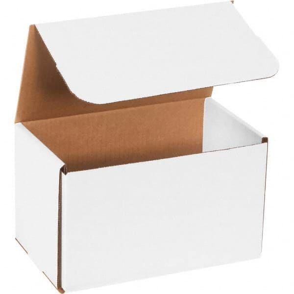 Made in USA - Pack of (50), 6" Wide x 10" Long x 5" High Corrugated Shipping Boxes - Makers Industrial Supply